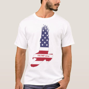 Trump 2024 Amerikaanse adelaar T-shirt