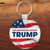 Trump 2024 Amerikaanse presidentsverkiezingen Sleutelhanger (Achterkant)