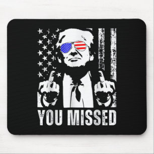 Trump 2024 Amerikaanse vlag grappig gemist Muismat