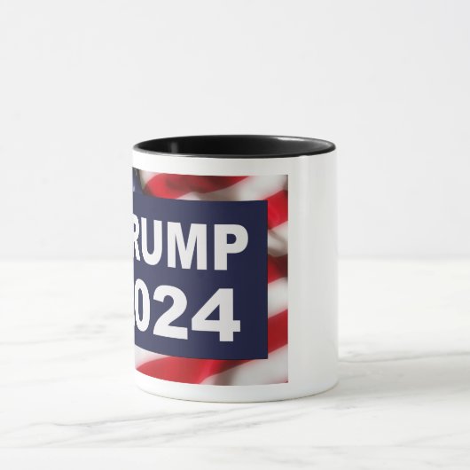 Trump 2024 Amerikaanse vlag Mok (Midden)