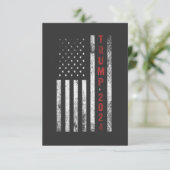 Trump 2024 Amerikaanse vlag noodlijdende cadeau (Staand voorkant)