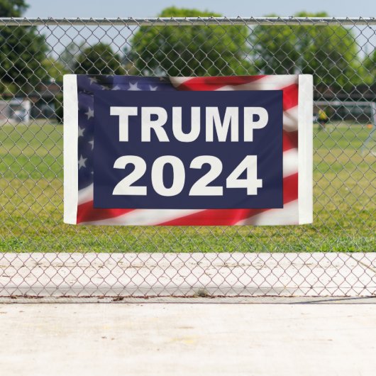 Trump 2024 Amerikaanse vlag Spandoek (Insitu)