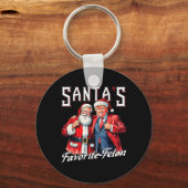 Trump 2024: Amerika's favoriete misdadiger Sleutelhanger (Voorkant)