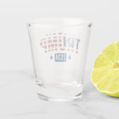 Trump 2024 Antieke Liefhebbers Amerikaanse Vlag Ca Shot Glas (Achterkant)