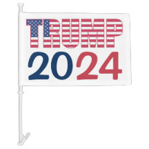 Trump 2024 autorijvlag