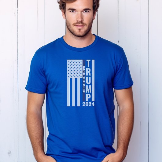 Trump 2024 Back the Blue T-shirt
