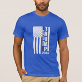 Trump 2024 Back the Blue T-shirt (Voorkant)