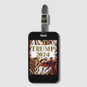 TRUMP 2024 BAGAGELABEL (Voorkant (verticaal))