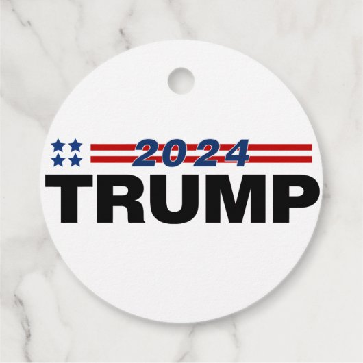 Trump 2024 bedankjes labels (Achterkant)