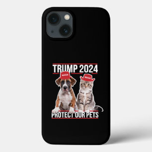 Trump 2024 Bescherm onze huisdieren Kattenhonden M Case-Mate iPhone Case