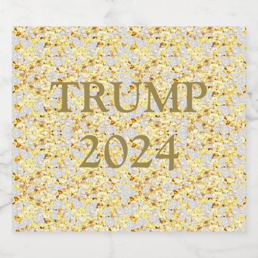 TRUMP 2024 BIER ETIKET (Enkel label)