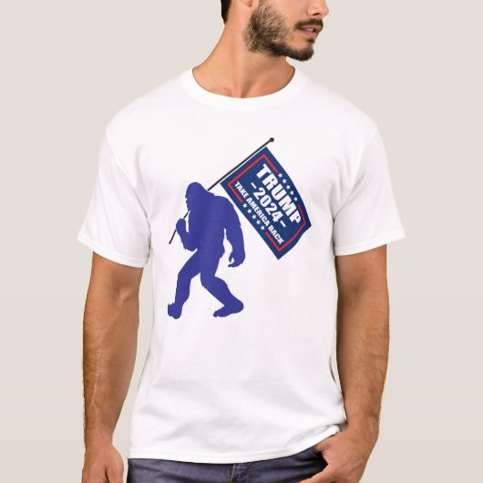 Trump 2024 Bigfoot T-shirt (Voorkant)