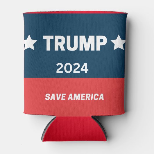 Trump 2024 blikjeskoeler (Voorkant)