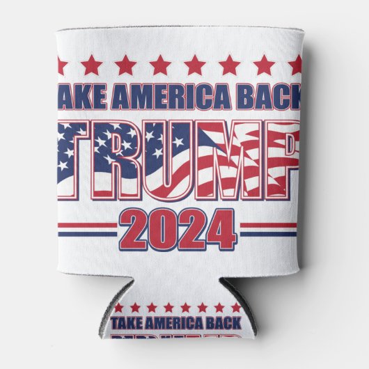 Trump 2024 blikjeskoeler (Voorkant)