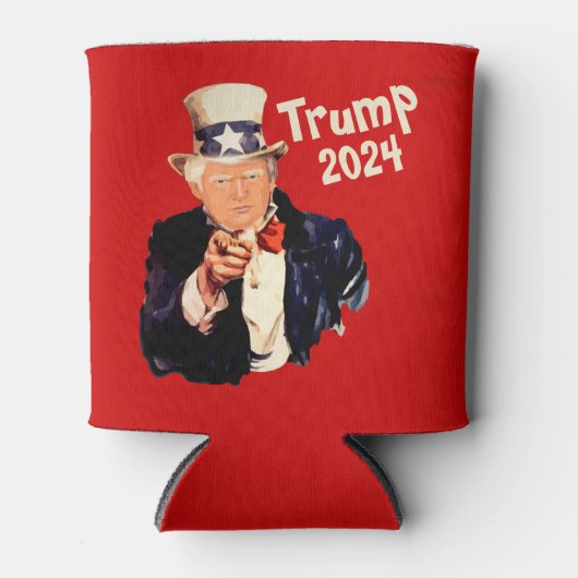 Trump 2024 blikjeskoeler (Voorkant)