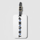 Trump 2024 Blue Bagagelabel (Voorkant (verticaal))
