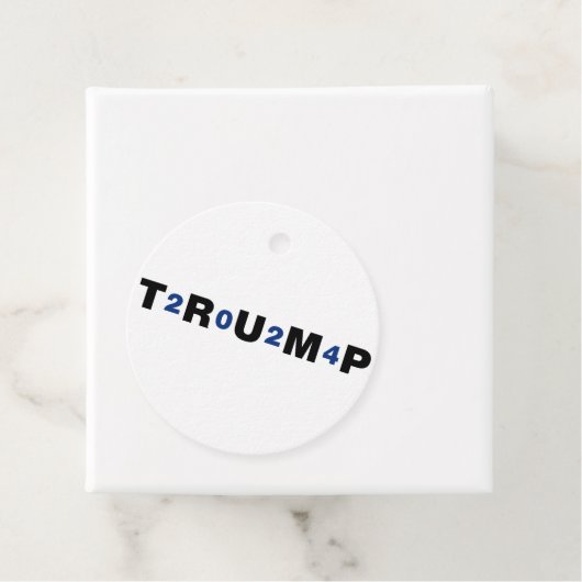 Trump 2024 Blue Bedankjes Labels (In situ)