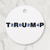 Trump 2024 Blue Bedankjes Labels (Voorkant)