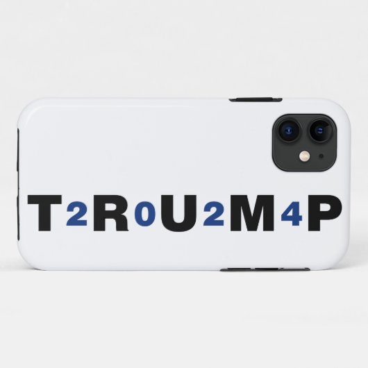 Trump 2024 Blue Case-Mate iPhone Case (Achterkant (horizontaal))