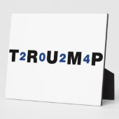 Trump 2024 Blue Fotoplaat (Zijkant)