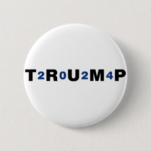 Trump 2024 Blue Ronde Button 5,7 Cm