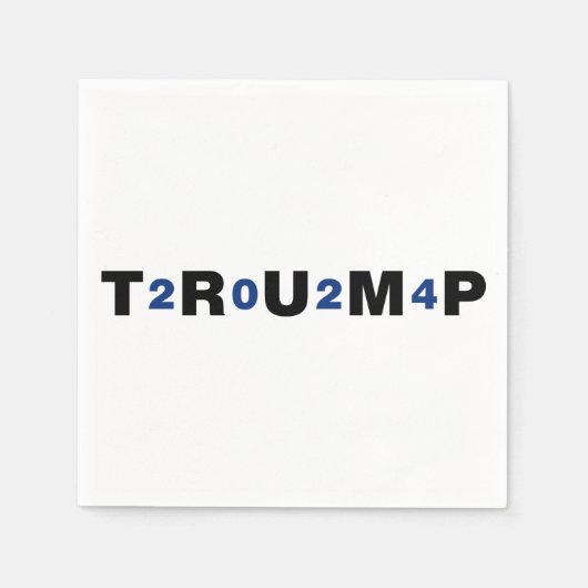 Trump 2024 Blue Servet (Voorkant)