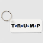 Trump 2024 Blue Sleutelhanger (Achterkant)