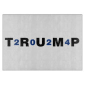 Trump 2024 Blue Snijplank (Voorkant)