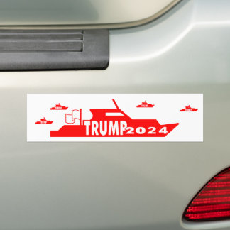 TRUMP 2024 Boat Bumpersticker