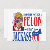 Trump 2024 Briefkaart (Voorkant / Achterkant)