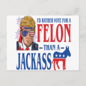 Trump 2024 Briefkaart (Voorkant)