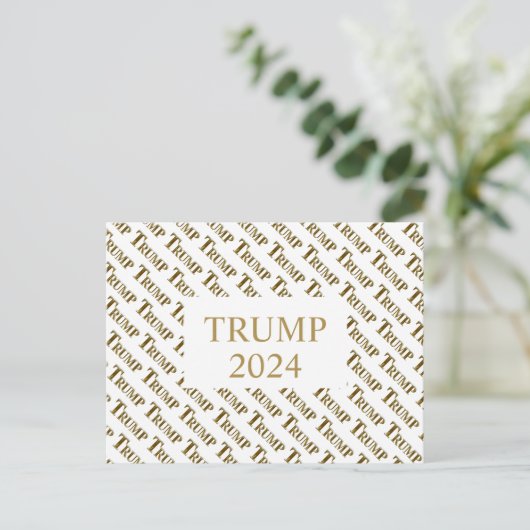 TRUMP 2024 BRIEFKAART (Staand voorkant)