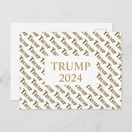 TRUMP 2024 BRIEFKAART (Voorkant / Achterkant)