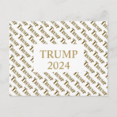 TRUMP 2024 BRIEFKAART (Voorkant)