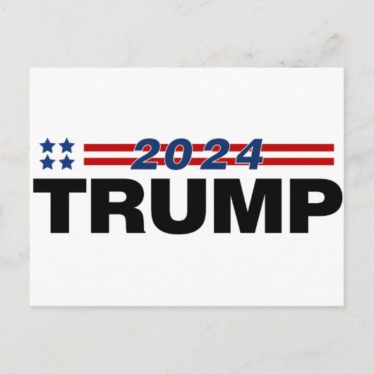 Trump 2024 briefkaart (Voorkant)