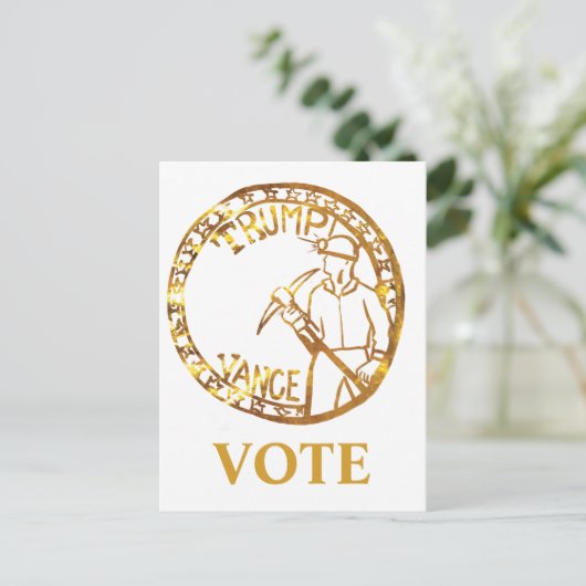 TRUMP 2024 BRIEFKAART (Staand voorkant)