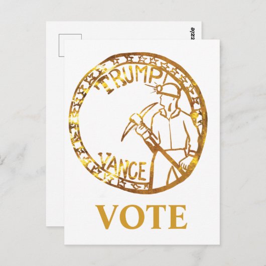 TRUMP 2024 BRIEFKAART (Voorkant / Achterkant)