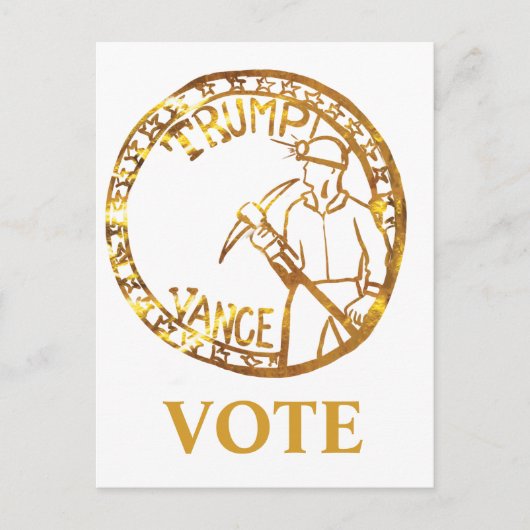 TRUMP 2024 BRIEFKAART (Voorkant)