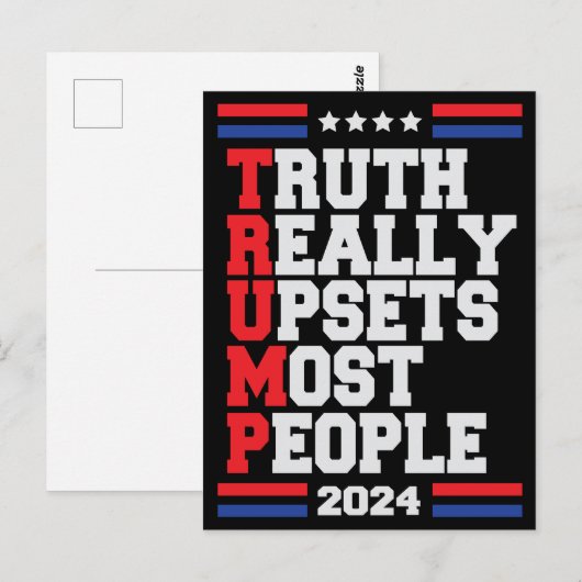 Trump 2024 briefkaart (Voorkant / Achterkant)