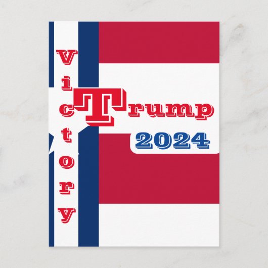 TRUMP 2024 BRIEFKAART (Voorkant)