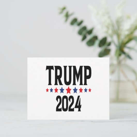 Trump 2024 Briefkaart (Staand voorkant)