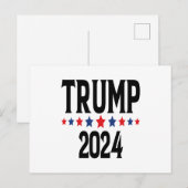 Trump 2024 Briefkaart (Voorkant / Achterkant)