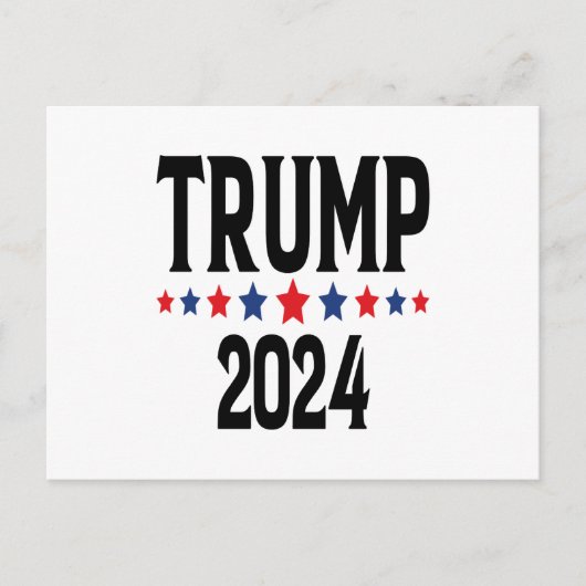 Trump 2024 Briefkaart (Voorkant)