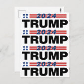 Trump 2024 briefkaart (Voorkant / Achterkant)