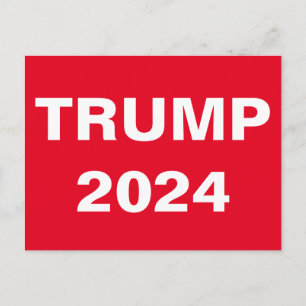 TRUMP 2024-Briefkaart Briefkaart