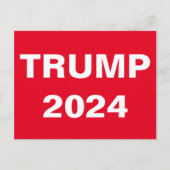 TRUMP 2024-Briefkaart Briefkaart (Voorkant)