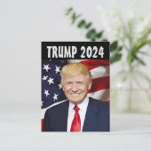 TRUMP 2024 BRIEFKAART BRIEFKAARTEN (Staand voorkant)