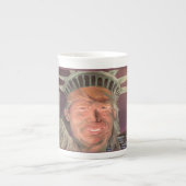 Trump 2024 Bring Back Liberty Porselein Kop (Voorkant)