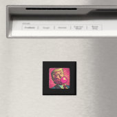 Trump 2024 Bubble Gum Pop Magneet (Insitu (Vaatwasser))