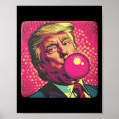 Trump 2024 Bubble Gum Pop Poster (Voorkant)